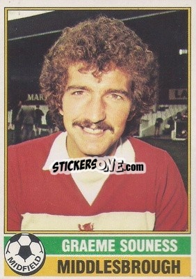 Sticker Graeme Souness - Footballers 1977-1978
 n. 305 - Topps