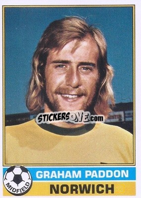 Figurina Graham Paddon - Footballers 1977-1978
 - Topps
