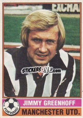 Sticker Jimmy Greenhoff - Footballers 1977-1978
 n. 75 - Topps