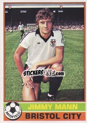 Sticker Jimmy Mann - Footballers 1977-1978
 - Topps