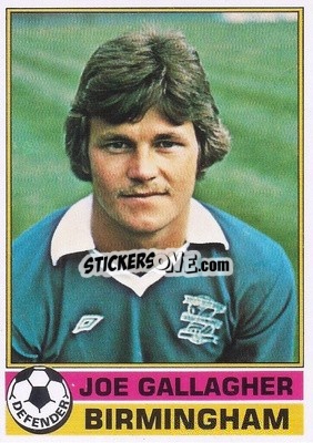 Sticker Joe Gallagher - Footballers 1977-1978
 n. 148 - Topps