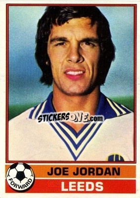 Sticker Joe Jordan - Footballers 1977-1978
 - Topps