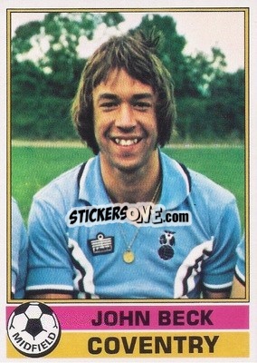 Sticker John Beck - Footballers 1977-1978
 n. 18 - Topps
