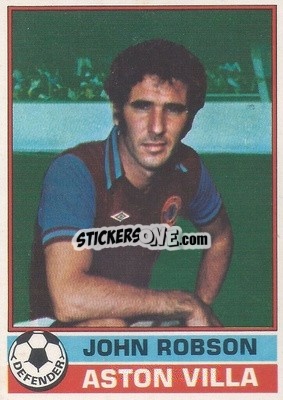Sticker John Robson - Footballers 1977-1978
 - Topps