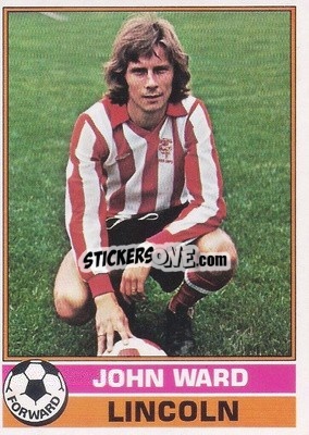 Sticker John Ward - Footballers 1977-1978
 n. 87 - Topps