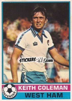 Sticker Keith Coleman - Footballers 1977-1978
 n. 193 - Topps