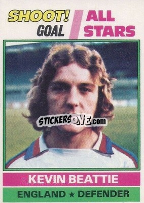 Cromo Kevin Beattie  - Footballers 1977-1978
 - Topps