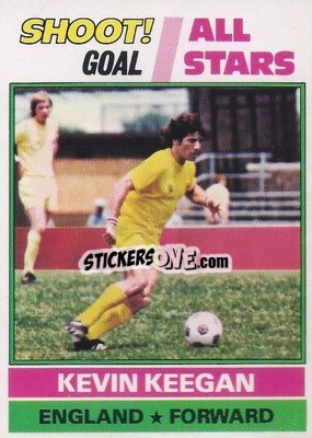 Sticker Kevin Keegan  - Footballers 1977-1978
 - Topps