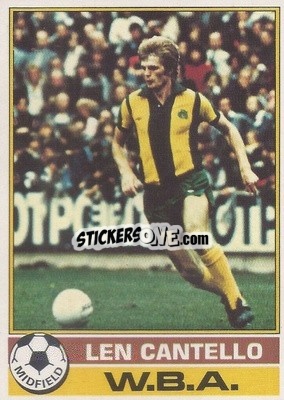 Sticker Len Cantello - Footballers 1977-1978
 n. 278 - Topps