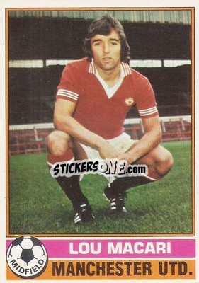 Sticker Lou Macari - Footballers 1977-1978
 - Topps