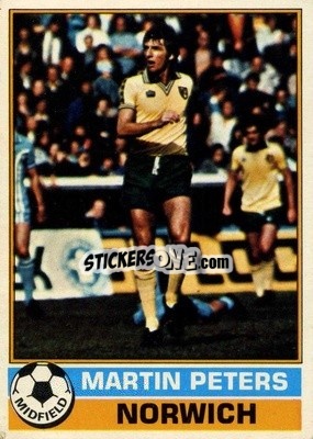 Sticker Martin Peters - Footballers 1977-1978
 n. 224 - Topps