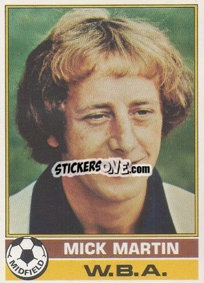 Sticker Mick Martin - Footballers 1977-1978
 n. 321 - Topps