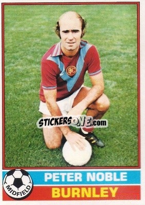 Sticker Peter Noble - Footballers 1977-1978
 - Topps