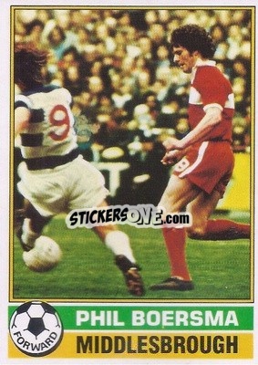 Sticker Phil Boersma - Footballers 1977-1978
 - Topps