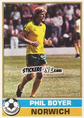 Sticker Phil Boyer - Footballers 1977-1978
 - Topps