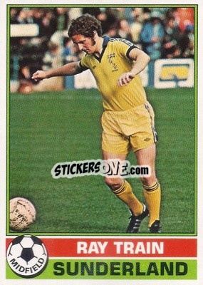 Sticker Ray Train - Footballers 1977-1978
 n. 91 - Topps