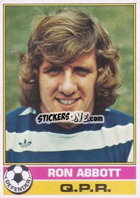 Sticker Ron Abbott - Footballers 1977-1978
 n. 123 - Topps