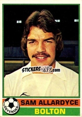 Sticker Sam Allardyce - Footballers 1977-1978
 n. 39 - Topps