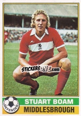 Sticker Stuart Boam - Footballers 1977-1978
 - Topps