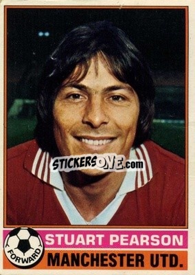 Sticker Stuart Pearson - Footballers 1977-1978
 n. 288 - Topps