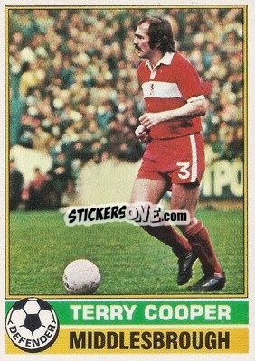 Sticker Terry Cooper - Footballers 1977-1978
 n. 151 - Topps