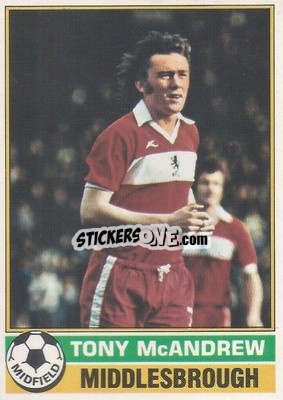 Sticker Tony McAndrew - Footballers 1977-1978
 n. 254 - Topps