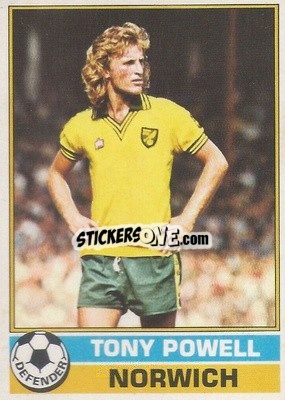 Cromo Tony Powell - Footballers 1977-1978
 n. 262 - Topps