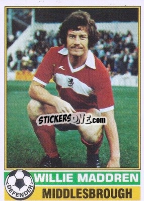 Sticker Willie Maddren - Footballers 1977-1978
 n. 207 - Topps