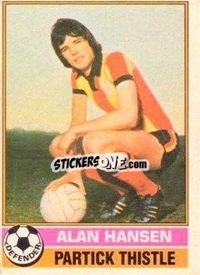 Cromo Alan Hansen - Scottish Footballers 1977-1978
 - Topps