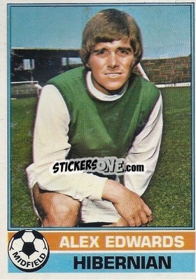 Cromo Alex Edwards - Scottish Footballers 1977-1978
 - Topps