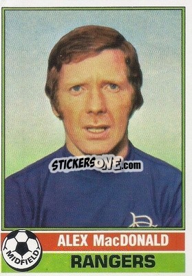 Sticker Alex MacDonald - Scottish Footballers 1977-1978
 - Topps