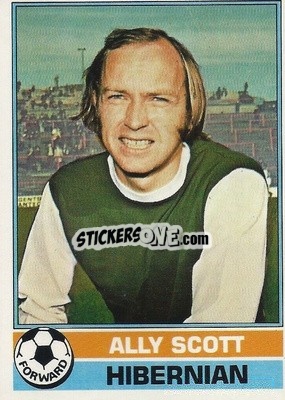 Figurina Ally Scott - Scottish Footballers 1977-1978
 n. 81 - Topps