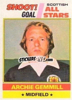 Figurina Archie Gemmill  - Scottish Footballers 1977-1978
 n. 104 - Topps