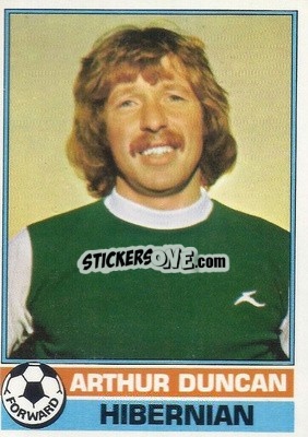 Cromo Arthur Duncan - Scottish Footballers 1977-1978
 - Topps