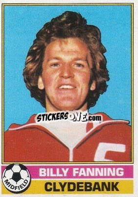 Sticker Billy Fanning - Scottish Footballers 1977-1978
 - Topps
