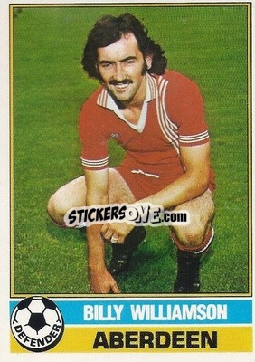 Sticker Billy Williamson - Scottish Footballers 1977-1978
 - Topps
