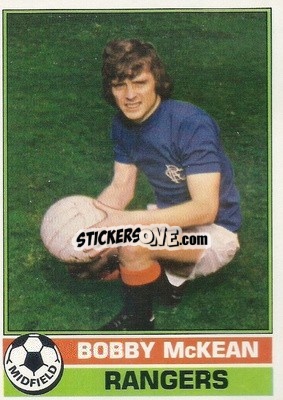 Sticker Bobby McKean - Scottish Footballers 1977-1978
 - Topps