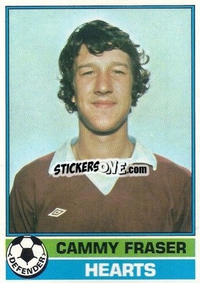 Cromo Cammy Fraser - Scottish Footballers 1977-1978
 - Topps