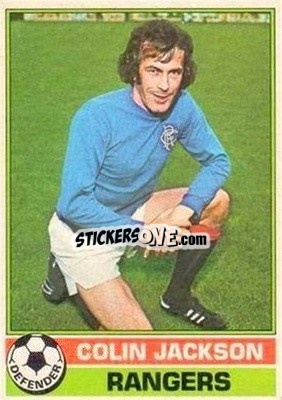 Cromo Colin Jackson - Scottish Footballers 1977-1978
 - Topps