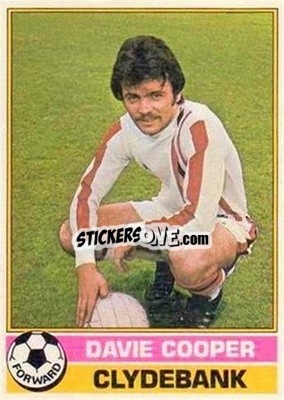 Cromo Davie Cooper - Scottish Footballers 1977-1978
 - Topps