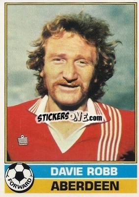 Sticker Davie Robb - Scottish Footballers 1977-1978
 n. 132 - Topps