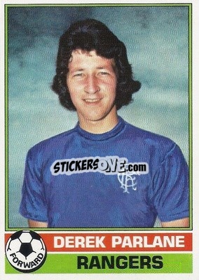 Sticker Derek Parlane - Scottish Footballers 1977-1978
 - Topps