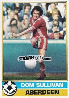 Sticker Dom Sullivan - Scottish Footballers 1977-1978
 n. 30 - Topps