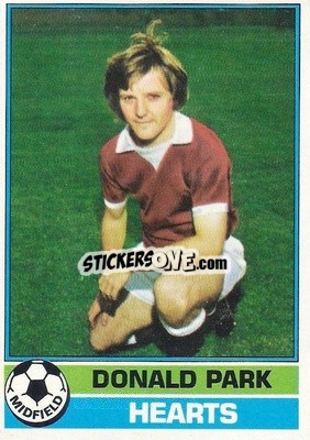 Sticker Donald Park - Scottish Footballers 1977-1978
 - Topps