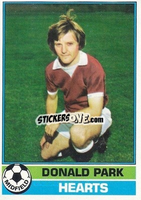 Sticker Donald Park - Scottish Footballers 1977-1978
 n. 78 - Topps