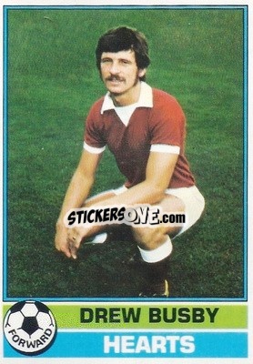 Sticker Drew Busby - Scottish Footballers 1977-1978
 n. 15 - Topps