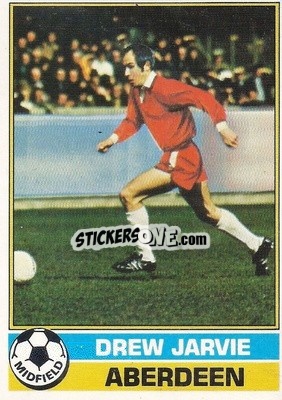 Sticker Drew Jarvie - Scottish Footballers 1977-1978
 - Topps