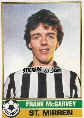 Sticker Frank McGarvey - Scottish Footballers 1977-1978
 - Topps