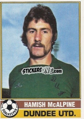 Cromo Hamish McAlpine - Scottish Footballers 1977-1978
 - Topps