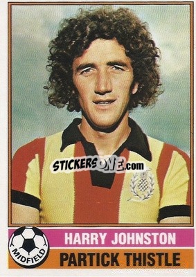 Sticker Harry Johnston - Scottish Footballers 1977-1978
 - Topps